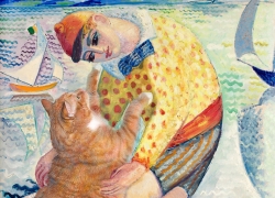 Исаак Грюневальд, Мальчик с морским котом