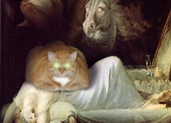 Генрих Фюссли, Ночной кошмар с котом