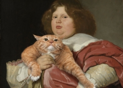 Bartholomeus van der Helst. Fat Boy and Fat Cat