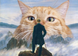 Каспар Давид Фридрих, Странник и кот над морем тумана