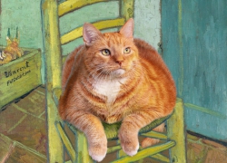 Vincent Van Gogh, The Cat on Van Gogh’s Chair