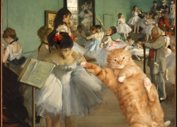 Edgar Degas, The Dance Class. Learn pas de chat