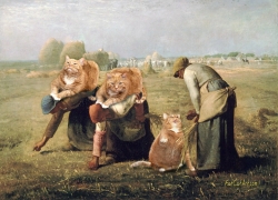 Jean-Franсois Millet, The Gleaners,  or Cute Overload of Overlords