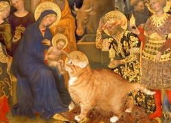 Gentile da Fabriano, The Adoration of the Cat