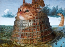 Pieter Bruegel the Elder, The Tower of Babel, diptych, part 2