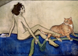Valentin Serov, Ida Rubinstein and The Cat