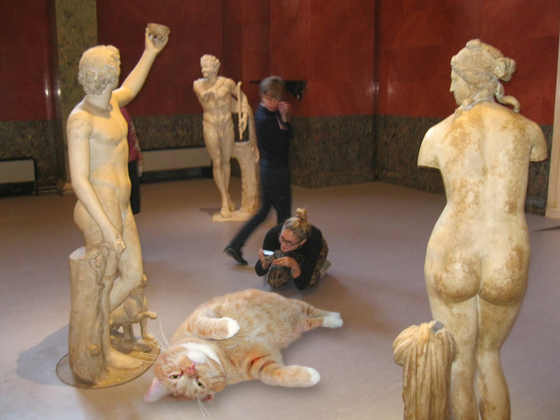 Antique sculpture without a pedestal Античная скульптура без пьедестала