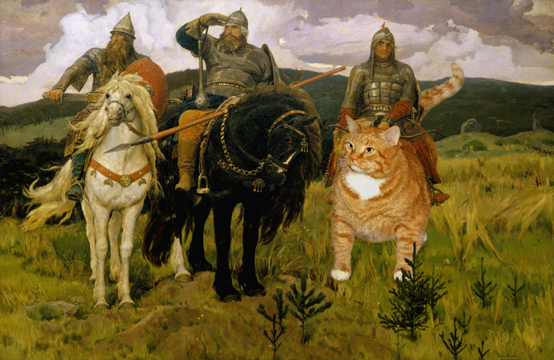 Viktor Vasnetsov, Heroes (Bogatyri) Viktor Vasnetsov, Heroes (Bogatyri)