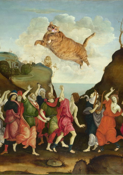 Filippino Lippi. The Worship of the Golden Cat Филиппино Липпи, Поклонение Золотому Коту