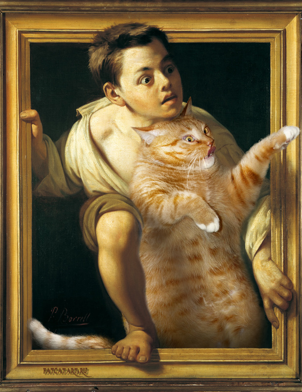Pere Borrell Del Caso, Escaping Criticism with the Cat Pere Borrell Del Caso, Escaping Criticism with the Cat