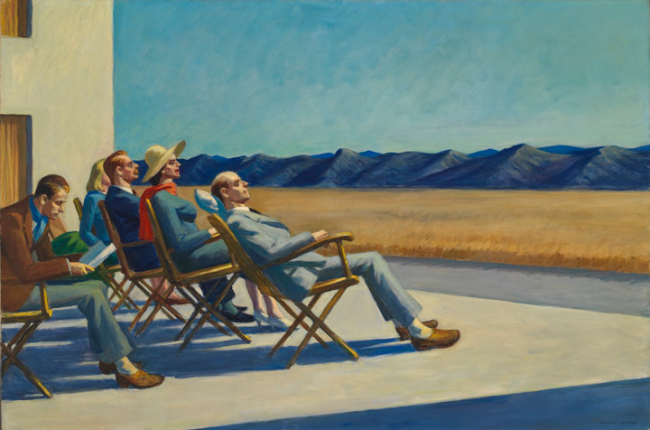 Edward Hopper, People in the Sun, a commonly known version