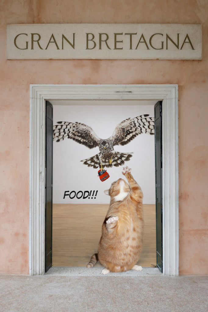Jeremy Deller Food chaine Jeremy Deller attacks wealth, feat. Fat Cat