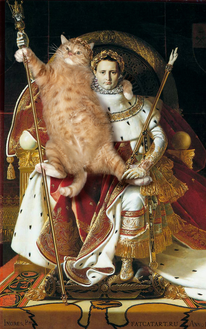 Jean Auguste Dominique Ingres, Napoleon I as the Imperial Throne for the Cat