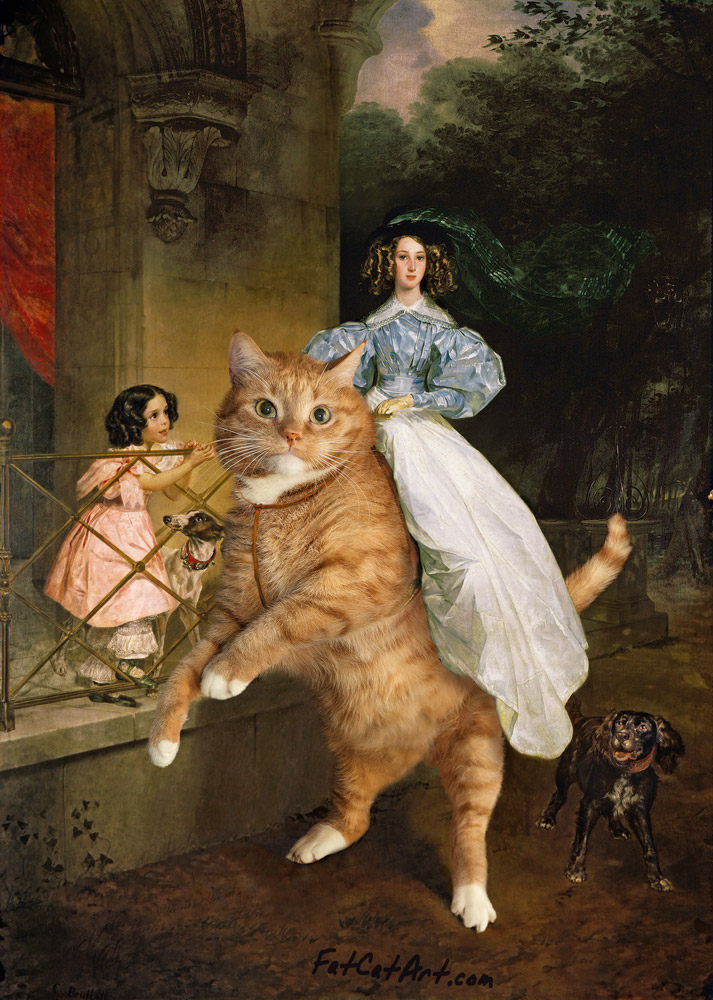 Karl Bryullov, A Rider on the Cat