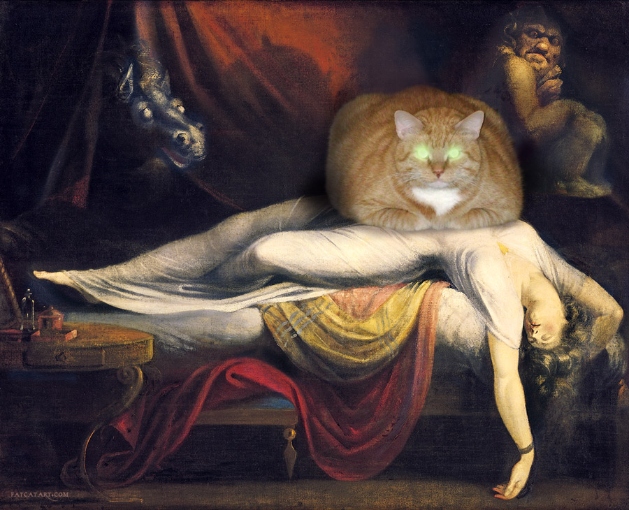 Henry Fuseli, The Nightmare Cat, 1781