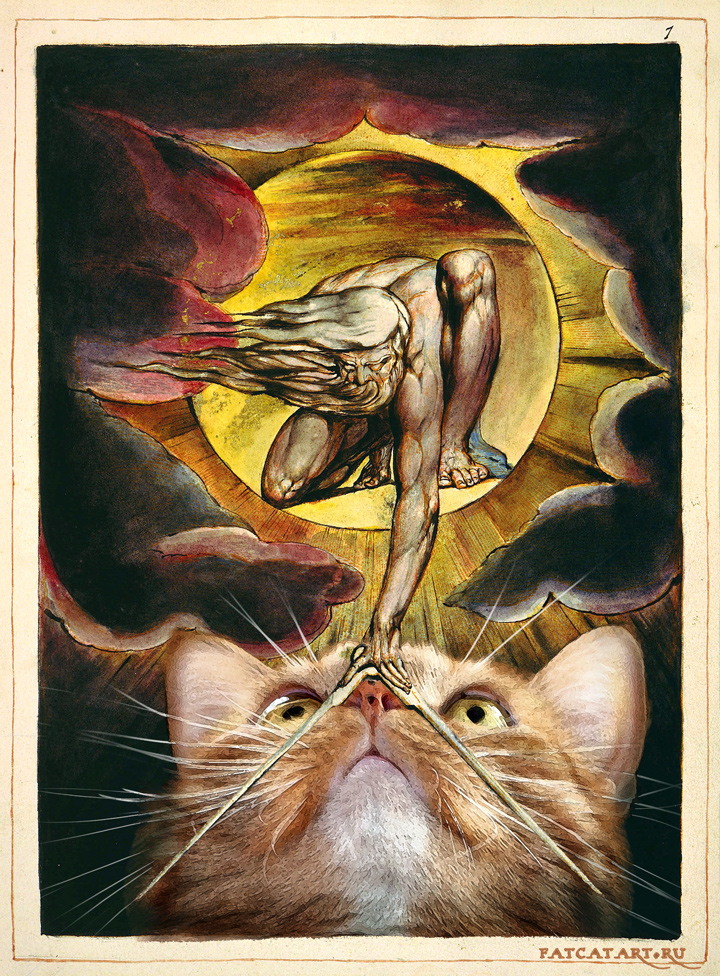 Уильям Блейк, Ветхий днями, подлинная версия