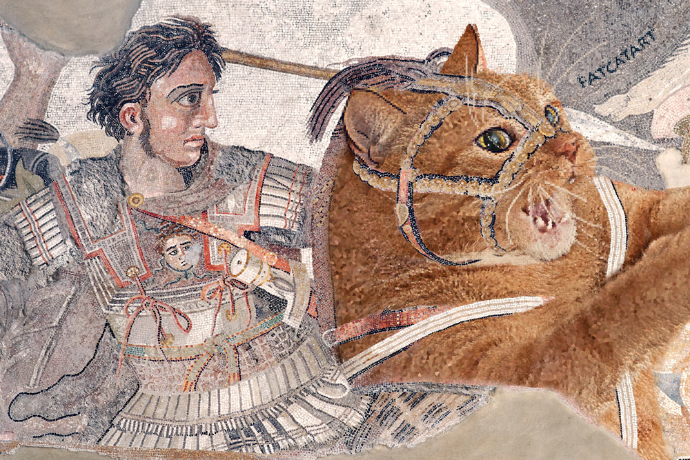 Александр Великий на Толстом Коте в битве при Иссе