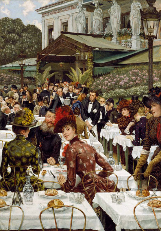 James Jacques Joseph Tissot, The Artists' Wives, from Chrysler Museum