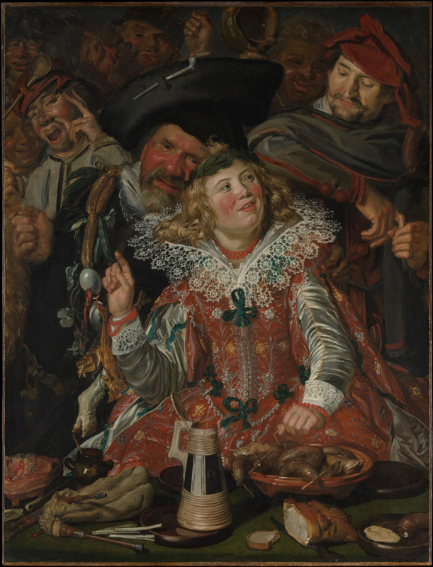 Frans Hals, Merrymakers at Shrovetide, from the Metropolitan Museum collection