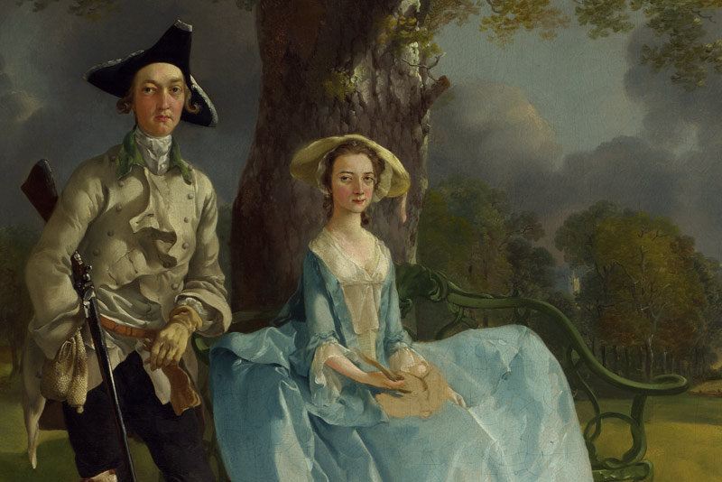 Thomas Gainsborough, Mr and Mrs Andrews, from the National Gallery collection