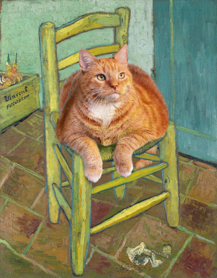 Vincent van Gogh, The Cat on Van Gogh's Chair